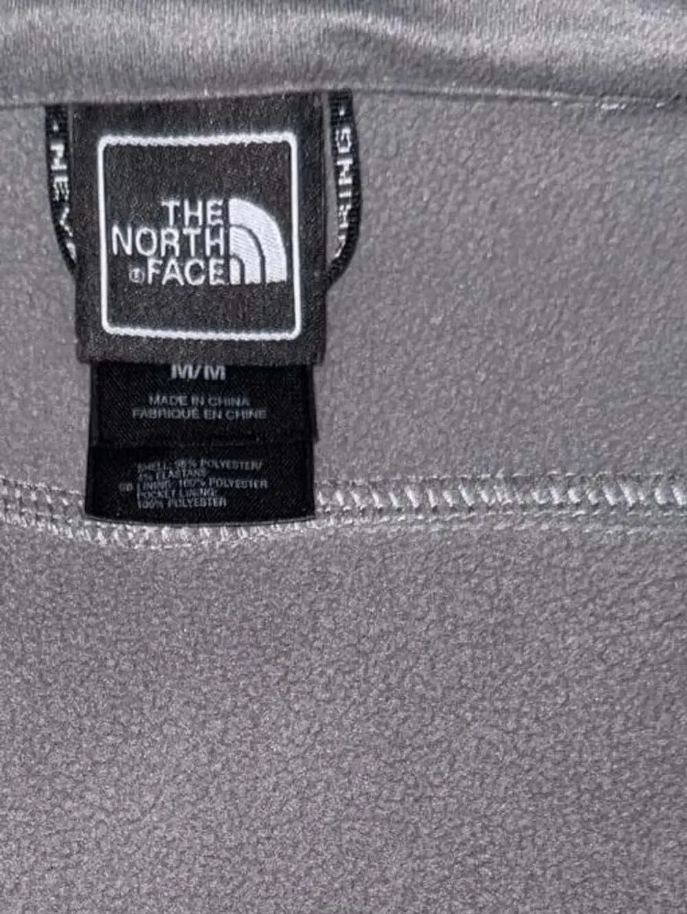 The North Face Apex Softshell Jacket Size M White Gray TNF Apex